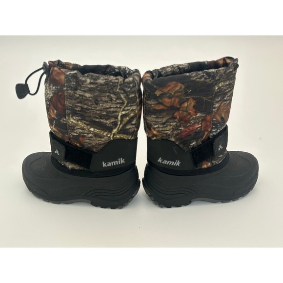 Kamik Kids Rocket Mossy Oak Insulated Winter Snow Boots Camo Size 10 - Picture 6 of 10